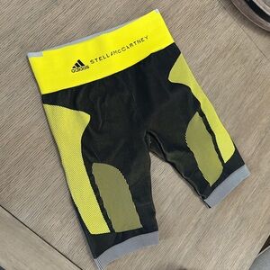Adidas by Stella McCartney Printed stretch-jersey cycling shorts